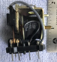 CDE 302A10-12 RELAY 2 PDT 12VAC 8-Blade 24 ohm 10A 1/4Hp