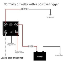 Relay 250A, 12V Continuous Duty Relay, 5 Pin Starter Relay Size: 12v-250a-5pin
