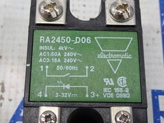 Electromatic RA2450-D06 Relay AC1:50A-240V~ AC3:16A-240A~ 3-32V