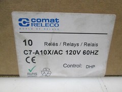 RELECO C7-A10X/AC 120VAC 60HZ DHP SPDT 120VAC LED RELAY Charge Over Contact