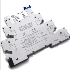 1Pce New HF41F 60-ZST with 41F-1Z-C2-4 Power Relay and Relay socket 6A 250VAC