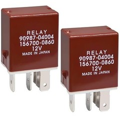 (Set of 2), 156700-0860 40A 12VDC 5Pins Plug-in Multipurpos Number of Items: 2
