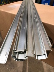 14 pieces Wago solid steel din rail 210-113 1 meter long