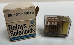 UNUSED Vintage HART-ADVANCE 67DP-J-8C3B Electric Relay (A5)