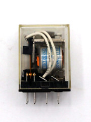 Omron Model MY4, 110/ 120VAC, 14-Blade Power Relay