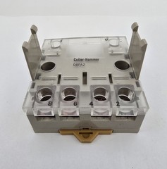2PC Cutler Hammer D8PA2 Screw Terminal DIN Rail Adapter for D8 1 or 2 Pole Relay