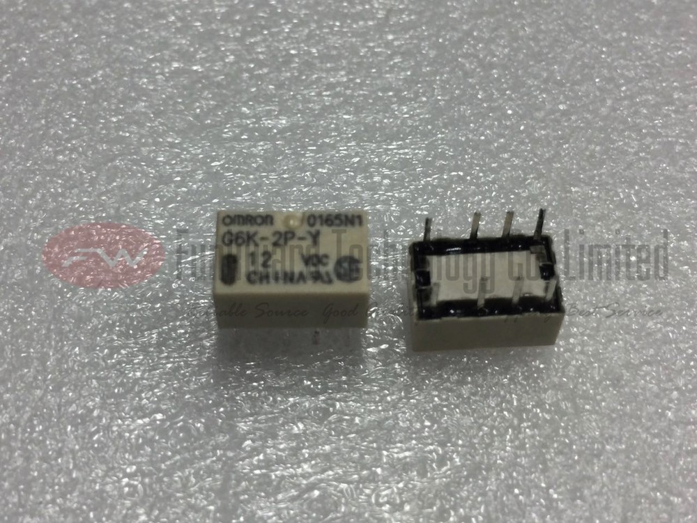 OMRON G6K-2P-Y DC12 TELECOM DPDT Low Signal Relay x 10pcs