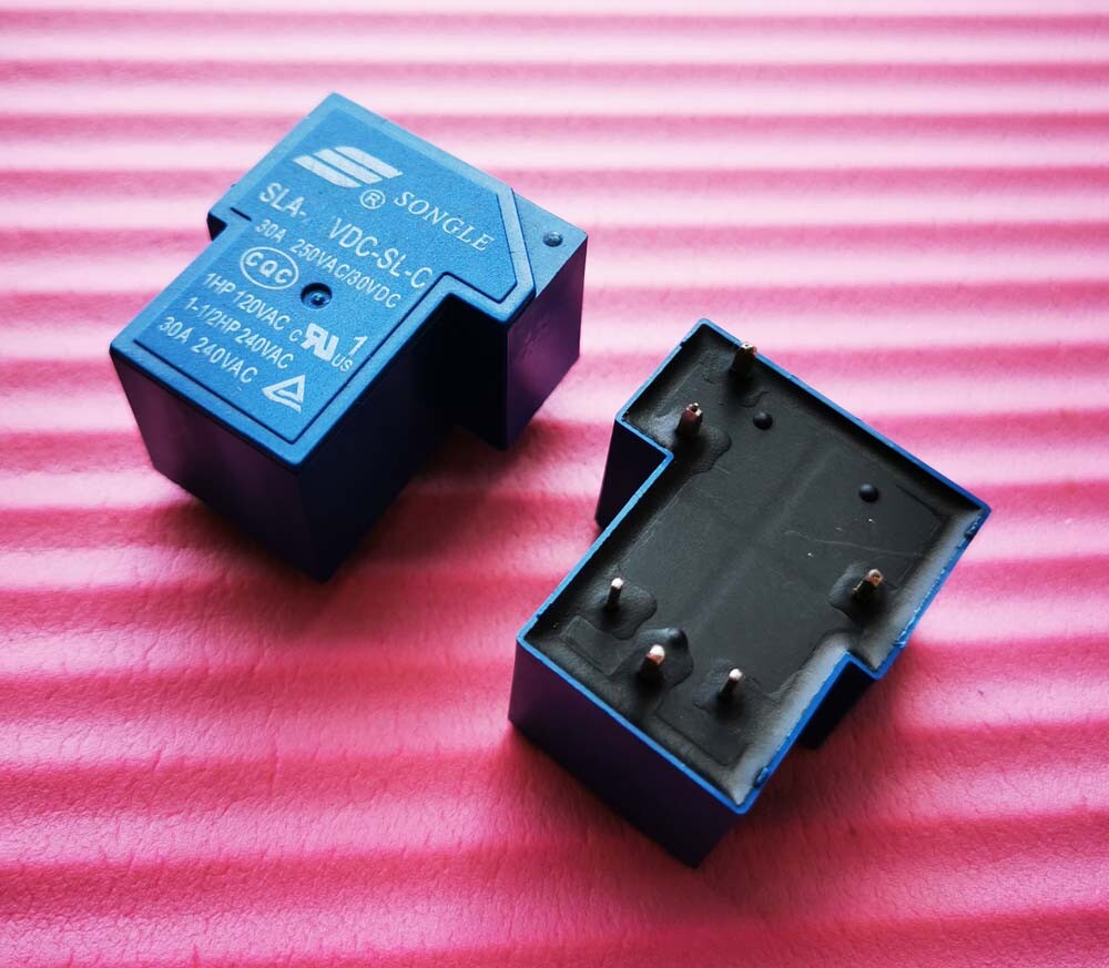 10PCS New 24V SLA-24VDC-SL-C 30A 250VAC Power Relay 6Pins