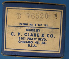 CP CLARE RELAY B76520