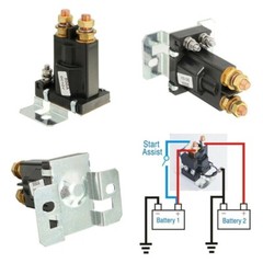 Car Power Switch Starter Solenoid Auto Start Contactor 4 Terminals 12V AMP 500A