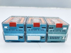 LOT OF 5 TURCK RELECO C3-A30X 120VAC PLUG-IN POWER RELAY 120VAC 11-PIN LED
