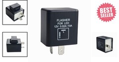 Automatic 12V 0.02A-10A 2-Pin CF-12 Flasher Relay for Motorcycles & Cars