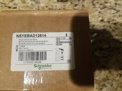 3pc Schneider NSYEBAD12614 Power Distribution Block, 200A CU, 155A AL, 600V *NEW