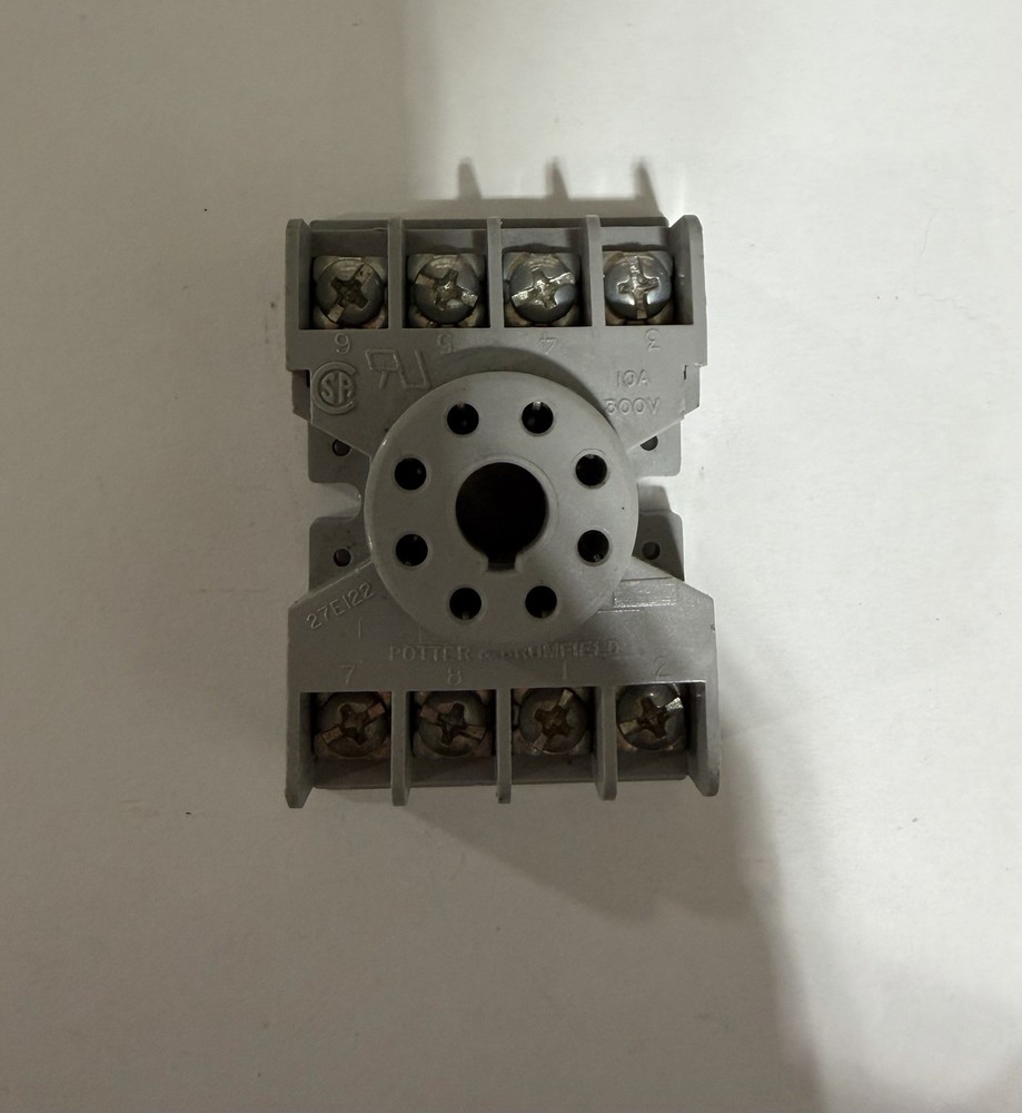 Potter and Brumfield 27E122 Relay Socket
