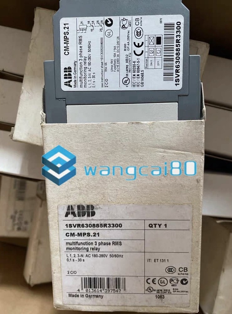 1PCS New For CM-MPS.21 1SVR630885R3300 Three phase monitoring relay ABB