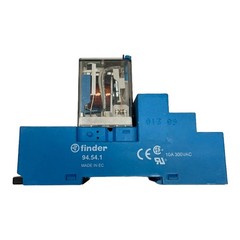 Finder 94.54.1 Relay Socket +55.34.9.024.0090 10A 300V AC / 24V DC