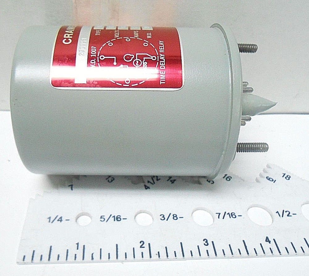 290958 CRAMER RELAY 115 VOLTS/ 5 AMPS/ 60 HERTZ /TUBE BASE NEW OLD STOCK