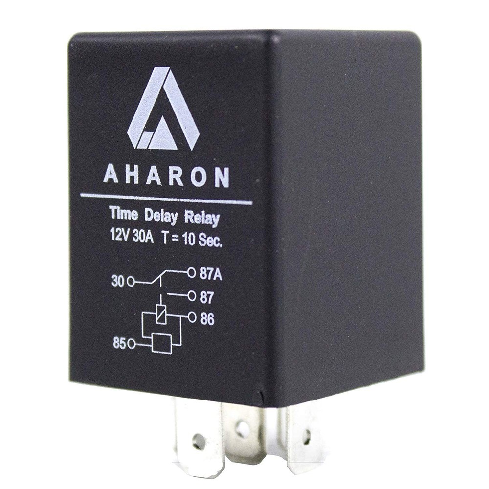 12V 30A Time Delay Relay 10Second DelayOn – 5Pin SPDT Automotive Relay for HI…
