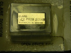2 NEW General Instruments PR2B2014B Relays 5945-01-127-6003 PR2B-2014B Relay