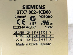 SIEMENS 3TX7 002-1CB00 OUTPUT INTERFACE RELAY -NEW WITHOUT BOX