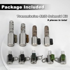 9PCS Transmission Shift Solenoid Kit, Replaces Part A760 A761E A960E AB60E AB…