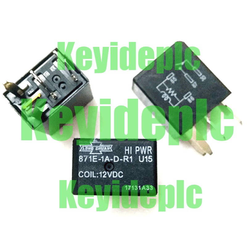 10pieces 871E-1A-D-R1 U15 12VDC Automotive Car Power Relay 4Pins New