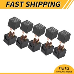 JD2912 DC 24V Coil 40A 5 Pins SPDT Security Power Relay 10pcs
