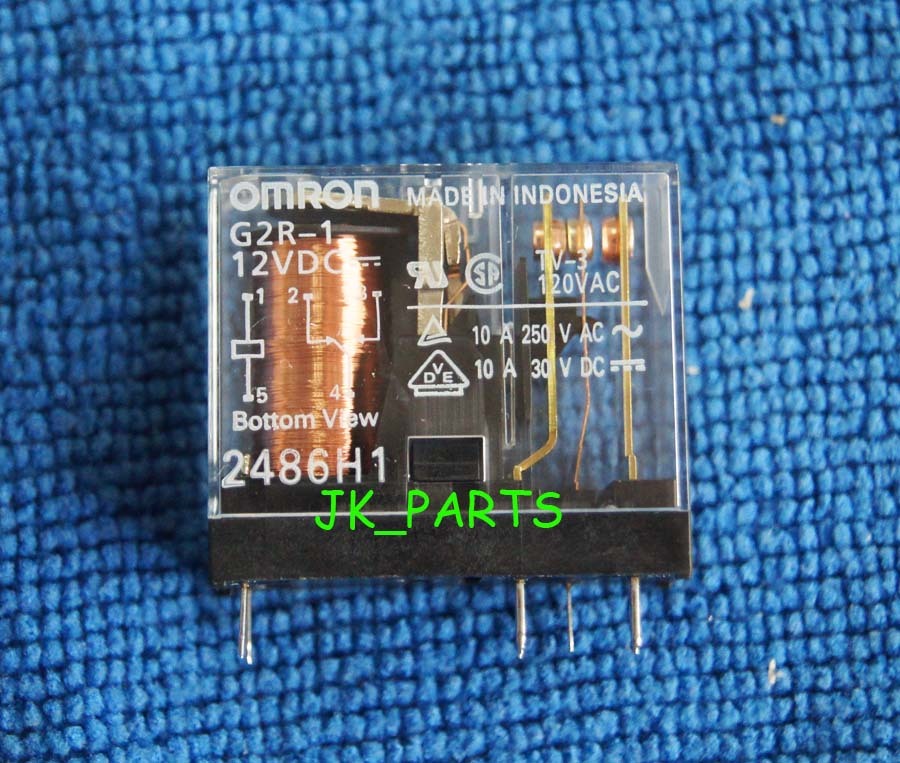 10pcs G2R-1 12VDC G2R-1-12VDC OMRON Relay 5Pins