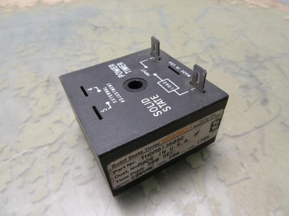 ssac THDM61360SC solid state timer 230VAC 20A 360sec [2*P-46.5]