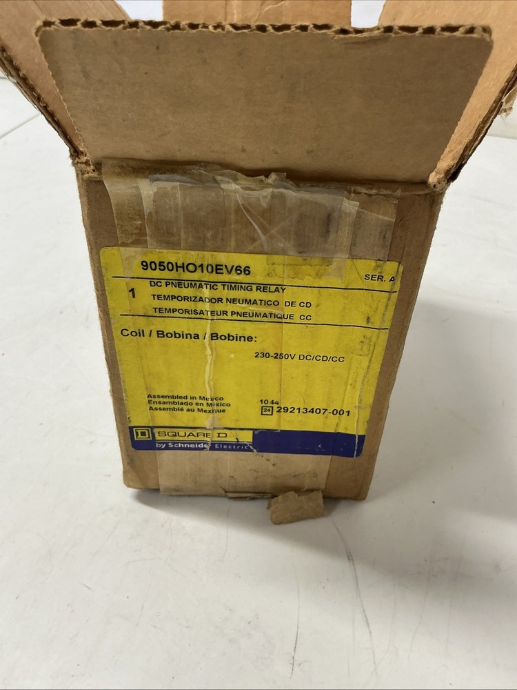 Square D 9050HO10EV66 DC Pneumatic Timing Relay 230-250VDC Ser A. Z-907