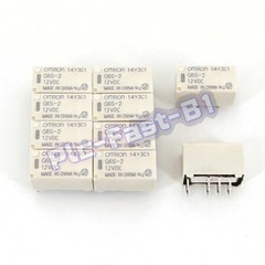 10PCS OMRON G6S-2 DC12V G6S-2 DC12V 8-Pin DPDT PCB Mount Mini Signal Relay
