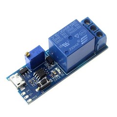 Compact DC 5V-30V Relay Module with Adjustable Delay and Anti-Interference Tech