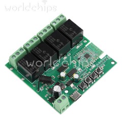 4 Channel Relay Switch Module 433MHZ RF APP Wireless Remote Control For eWeLink