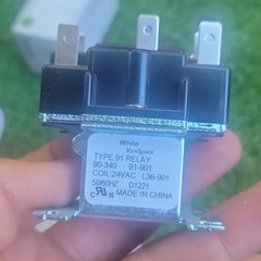 White-Rodgers Type 91 Power Relay 91-901 24VAC Coil DPDT 12A Heavy Duty