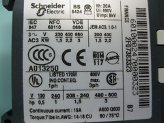 Mixed Lot (12) Schneider Telemecanique Control Relay w (4) Auxiliary Contact D9