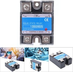 DC Control DC Single Phase Solid State Relay for ssr 25A 3-32V DC 5-220V DC