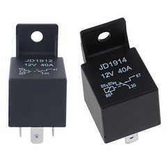 4 5 Pin 4P 5P 40A Waterproof Car Relay Relays DC 12V/24V Relay For Head Li JL