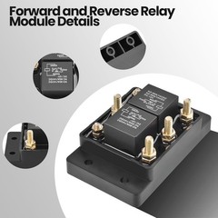 Forward & Reverse Relay Module for Lift Tarp Winch Hoist Hatches Snow Plow Crane