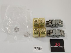 *NEW SURPLUS* IDEC [4] RH2B-UL Relay 110-120VAC & [2] SH2B-05 Base + Warranty!
