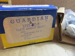 GUARDIAN ELECTRIC 1215-GC5 Plate Circuit Relay (( NEW OLD STOCK SEALED ))