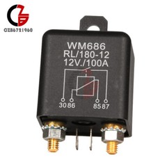 12V/24V 100A/200A 4Pin Automotive Relay Normally Open Switch Relay For Car Boat