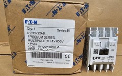 Eaton D15CR22AB Freedom Series Relay 2NO/2NC 110/120VAC 600V