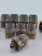 LOT OF 12 AMF Potter & Brumfield KRP 14DG Power Relay 24V DC, 10A, 1/6 HP, 120V