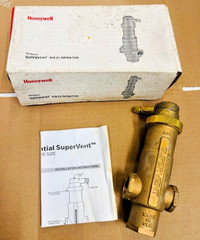 Honeywell – 3/4″ NPT Supervent Air Eliminator, PV075 – NEW/Box Damage
