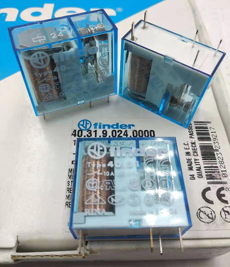 5Pcs Finder Type 40.31.9.024.0000 Power Relay 5 Pins 24VDC 12A