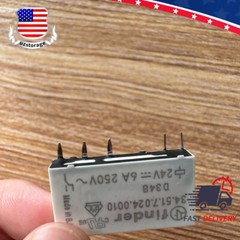 10PCS For Finder 34.51.7.024.0010 Power Relay 24VDC 6A 34.51.24VDC 5Pins SPDT US