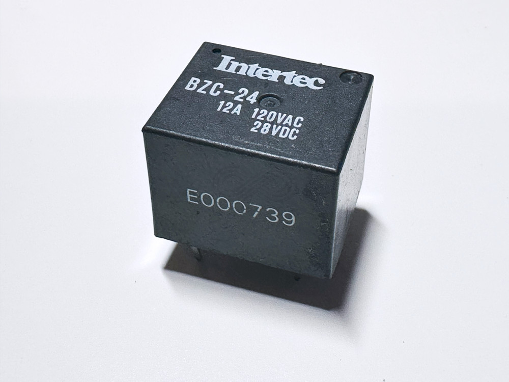 BZC-24 INTERTEC PCB Power Relay 24VDC SPDT 12A 120VAC/28VDC 5-Pin