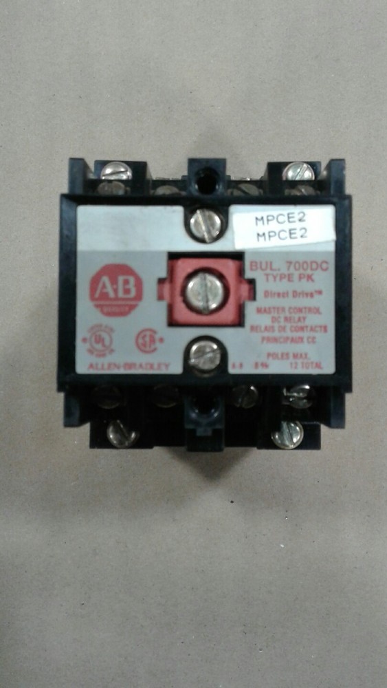Allen Bradley 700DC-PK400Z24 DC Relay 24V Series A #015B8