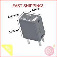 Relay 13500114/8385 (Set of 2) – 12VDC 40A 4Pins for Air Conditioning Fan, Relay
