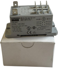 Dayton 1EJG7 DPDT Power Relay 120VAC Coil 30A 277VAC Industrial